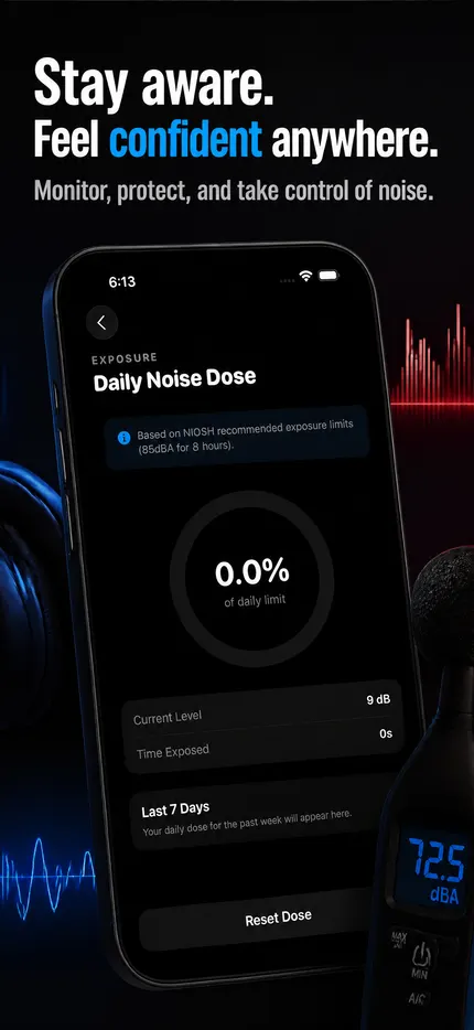 dB Pulse — Daily Noise Dose